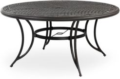 48" Round Aluminum Outdoor Dining Table, Created for Macy's