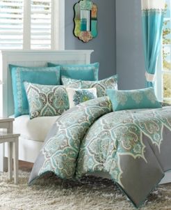 Nisha Cotton Sateen 7-Pc. King/California King Comforter Set Bedding
