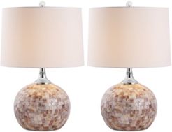 Nikki Shell Set of 2 Table Lamps