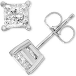 Stud Earrings (1 ct. t.w.) in 14k Gold or White Gold