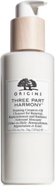 Three Part Harmony Foaming Cream-to-Oil Cleanser for Renewal, Replenishment and Radiance, 5 oz