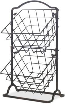 Gourmet Basics By Mikasa General Store 2-Tier Hanging Basket