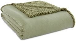 Micro Flannel to Sherpa Full/Queen Blanket Bedding