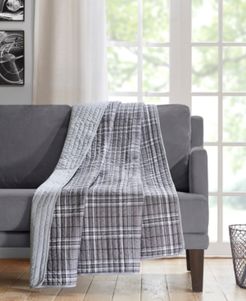 Daryl 60" x 70" Oversized Quilted Plaid Throw