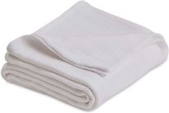Cotton Textured Chevron Woven Full/Queen Blanket Bedding