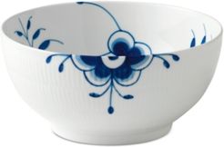 Blue Fluted Mega Large 9.5" Serving Bowl