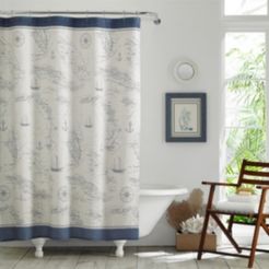 Tommy Bahama Caribbean Sea Shower Curtain Bedding