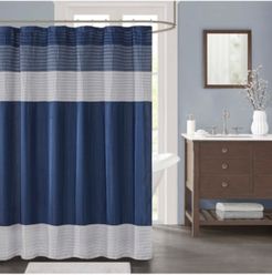Decor Studio Sorrel 72" x 72" Faux-Silk Shower Curtain Bedding