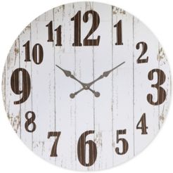 Round Mdf & Metal Clock