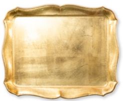 Florentine Wooden Rectangular Tray