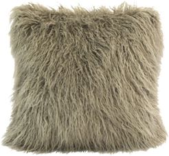 18"x18" Mongolian Faux Fur Pillow