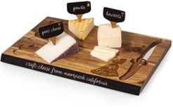 Toscana by Picnic Time Disney's Beauty and the Beast Delio Acacia Cheese Cutting Board & Tools Set