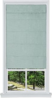 Cordless Faux Silk Fabric Roller Shade, 31"x 64"