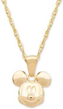 Children's Mickey Mouse 15" Pendant Necklace in 14k Gold