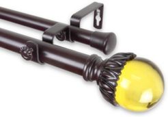 Pixie Double Curtain Rod 1" Od 48-84 inch