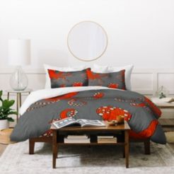 Holli Zollinger Octopus Red Twin Duvet Set Bedding