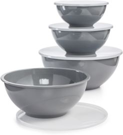 8-Pc. Melamine Bowl & Lid Set, Created for Macy's