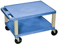 16" H Tuffy Av Cart with 2 Shelves - Legs