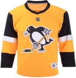 Pittsburgh Penguins Alternate Blank Replica Jersey, Big Boys (8-20)