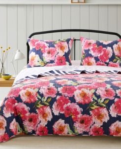 Peony Posy Quilt Set, 3-Piece King