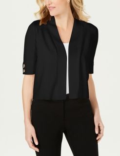 Open-Front Toggle-Sleeve Cardigan, Created for Macys