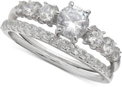 Cubic Zirconia Bridal Set in Sterling Silver, Created for Macy's
