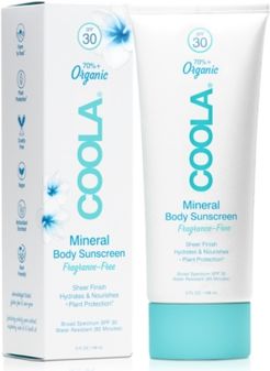 Fragrance-Free Mineral Body Sunscreen Spf 30, 5-oz.