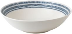 Crafted by Royal Doulton Cobalt Blue Chevron Serving Bowl