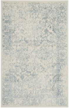 Adirondack Ivory and Slate 2'6" x 4' Area Rug