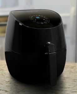 3.5 Quart Airfryer and Multicooker with 7 Pre-Programmed Settings in Sleek Black