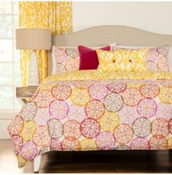 Olivia 6 Piece Full Size Luxury Duvet Set Bedding
