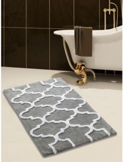 Geometric 50' x 30' Non-Skid Cotton Bath Rug Bedding