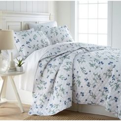 Forget Me Not Quilt and Sham Set, King/California King Bedding