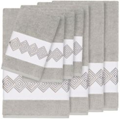 Turkish Cotton Noah 8-Pc. Embellished Towel Set Bedding