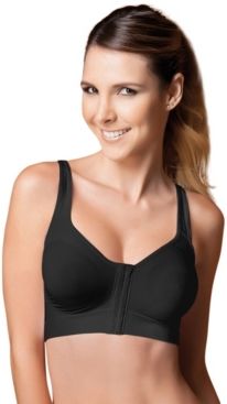 Wireless Front Close Post-Surgery Recovery and Sleep Racerback Bra, Online Only