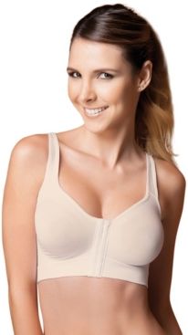 Wireless Front Close Post-Surgery Recovery and Sleep Racerback Bra, Online Only