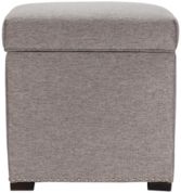Tami Button Tufted Upholstered Storage Ottoman