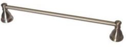 Arista Castilla Towel Bar Satin Nickel Finish Bedding