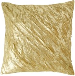 Home Gilded 20" Square Decorative Pillow Bedding
