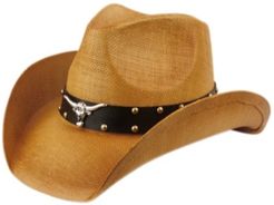 Angela & William Cowboy Hat with Trim Band and Studs