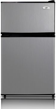 Spt 3.1 Cubic feet Double Door Refrigerator with Energy Star - Stainless Steel