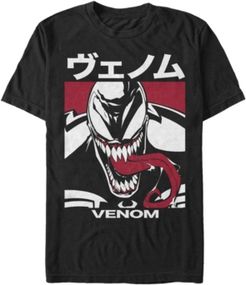 Comic Collection Venom Kanji Style Poster Short Sleeve T-Shirt