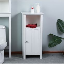 Wood Floor Bathroom Cabinet