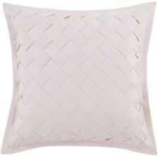 Riva Square Basketweave Decorative Pillow Bedding