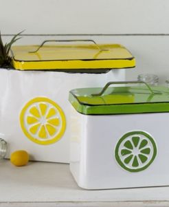 2-Piece and Metal Lemonade Canisters