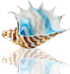 Home Striped Conch Shell Sculpture