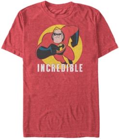 Disney Pixar Men's The Incredibles, Mr. Incredible Strong Pose Short Sleeve T-Shirt