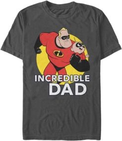 Disney Pixar Men's The Incredibles The Best Father Short Sleeve T-Shirt