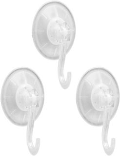 Suction Cup Hooks, Set of 3 Bedding