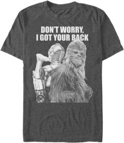 Classic Chewbacca And C-3Po I Got Your Back Short Sleeve T-Shirt